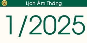 Lịch Âm Tháng 1 2025